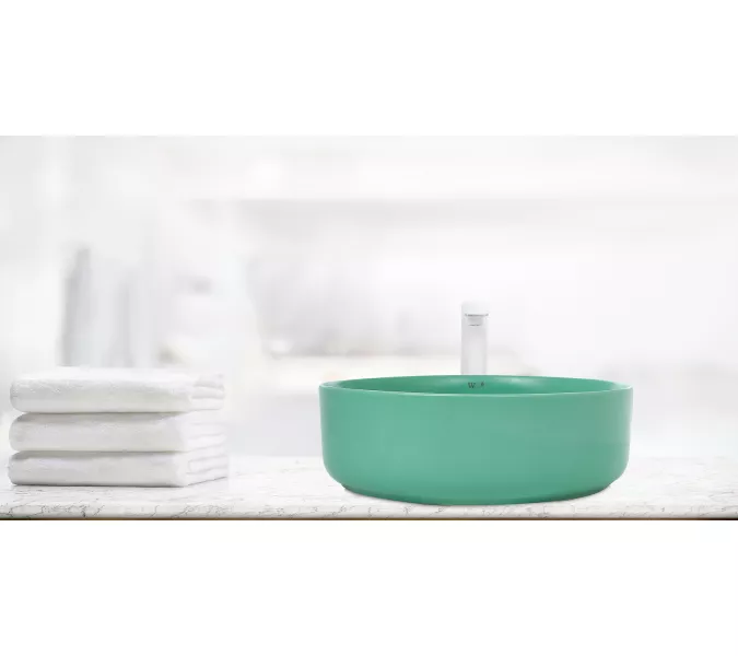 Раковина накладная WeltWasser SK ELBACH 3134, Выбрать цвет: Матовая серая, изображение 2