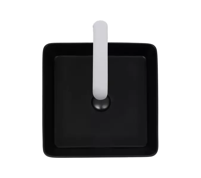 Раковина подвесная WeltWasser ELBACH 2179, Выбрать цвет: Матовая черная, изображение 3