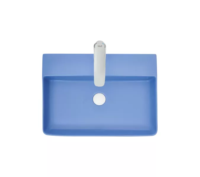 Раковина накладная WeltWasser SK ELBACH 2173 MBL, Выбрать цвет: Матовая голубая, изображение 3