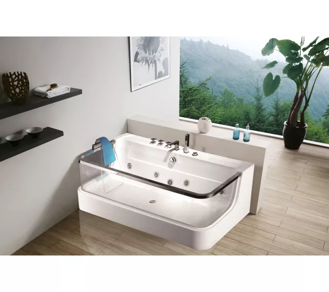 Ванна акриловая гидромассажная WeltWasser HB KELLER, Выбрать размер: 170*85*58