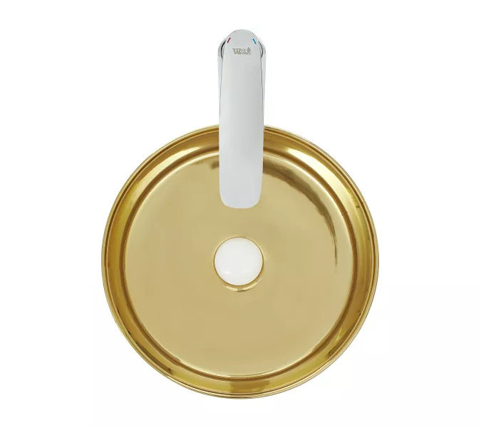 Раковина накладная WeltWasser SK ELBACH 3134, Выбрать цвет: Золотистая, изображение 3