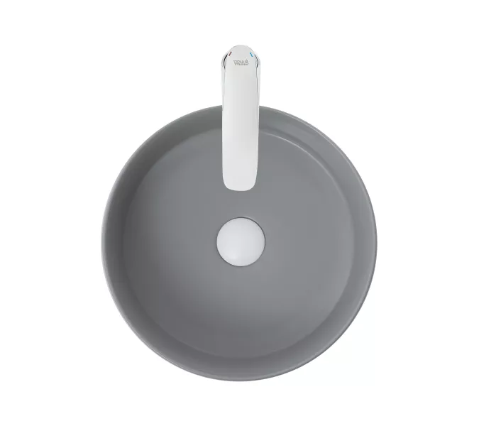 Раковина накладная WeltWasser SK ELBACH 3134, Выбрать цвет: Матовая светло-серая, изображение 3