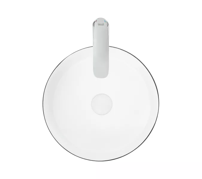 Раковина накладная WeltWasser SK ELBACH 3134, Выбрать цвет: Черная белая, изображение 3