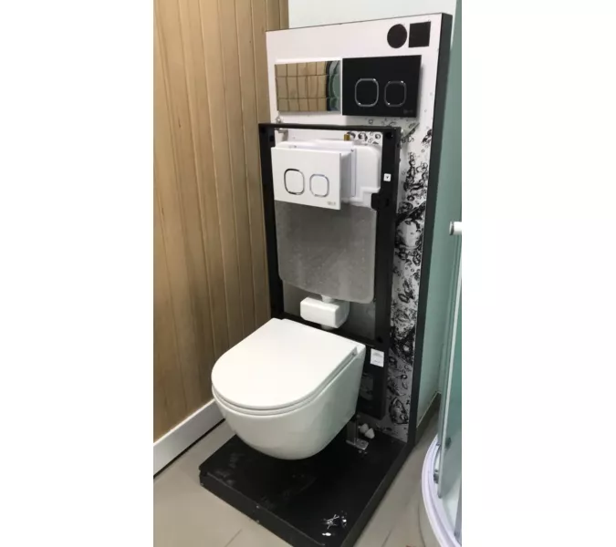 Инсталляция для подвесного унитаза  WeltWasser AMBERG 506 без кнопки, изображение 2