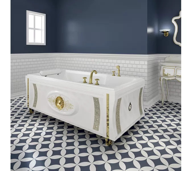 Ванна акриловая Radomir Fra Grande Русильон 180х90 бронза, Выбрать цвет: Бронза, изображение 5