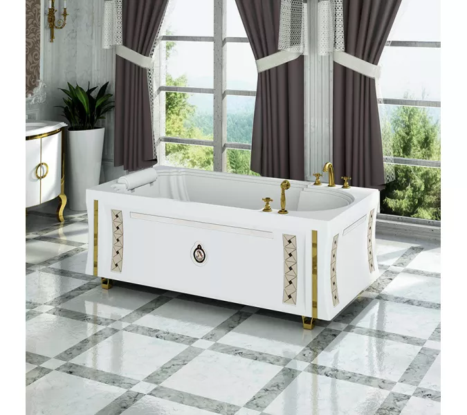 Ванна акриловая Radomir Fra Grande АНАБЕЛЬ 170х85 (хром), Выбрать цвет: Хром, изображение 7