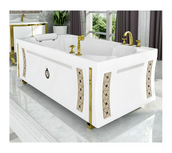 Ванна акриловая Radomir Fra Grande АНАБЕЛЬ 170х85 (хром), Выбрать цвет: Хром, изображение 6