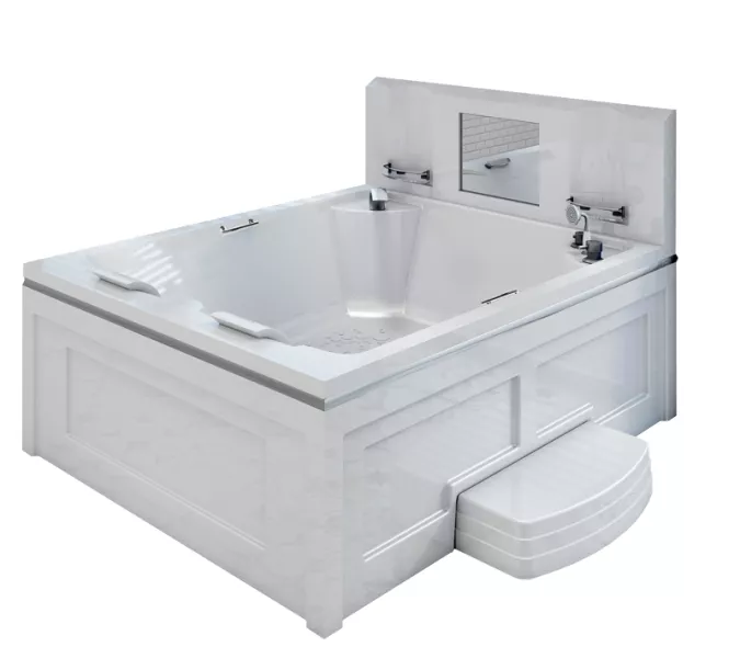 Бассейн гидромассажный Radomir Римини Platinum 190х150 см, изображение 2