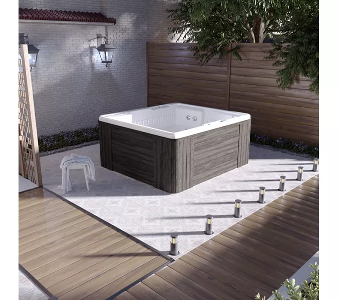 Мини-бассейн гидромассажный Radomir Цезарь Platinum 189х174 см