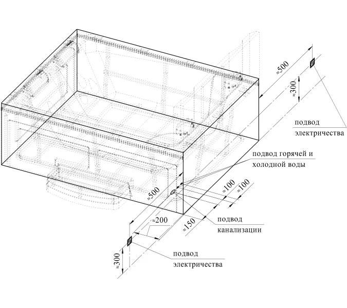 Бассейн гидромассажный Radomir Римини Platinum 190х150 см, изображение 13