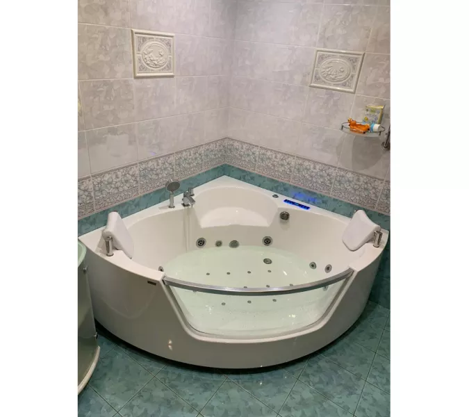 Гидромассажная ванна Frank F165/164 угловая, Выбрать размер: 140х140, изображение 6