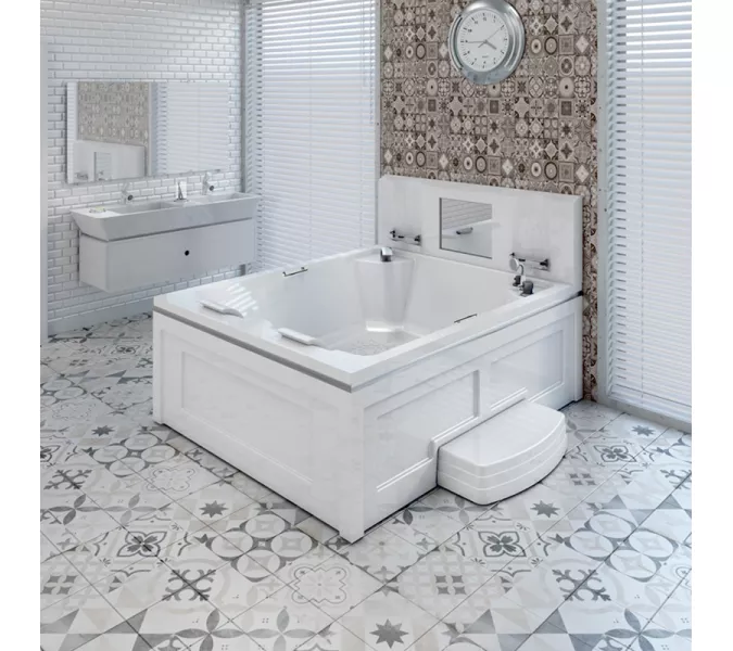 Бассейн гидромассажный Radomir Римини Platinum 190х150 см