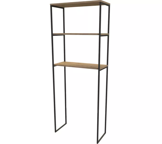 Шкаф 1Marka Grunge Loft над стир. машиной 170*65, дуб вотан, изображение 2