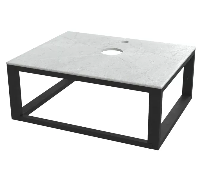 Столешница из керамогранита 1Marka LOFT  60, светло-серый МА01 Nat, Выбрать размер: 60, изображение 2