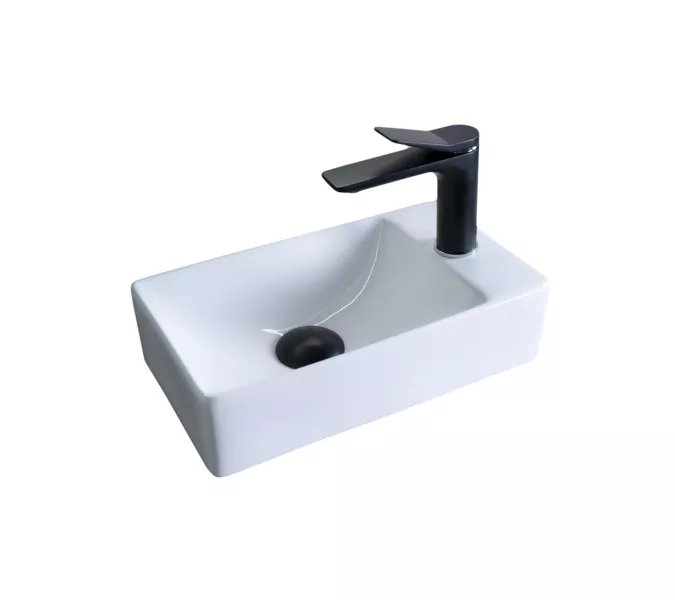 Подвесная белая раковина для ванной Gid N9261, изображение 3