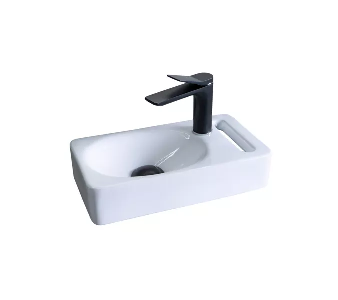 Подвесная белая раковина для ванной Gid N9262, изображение 3