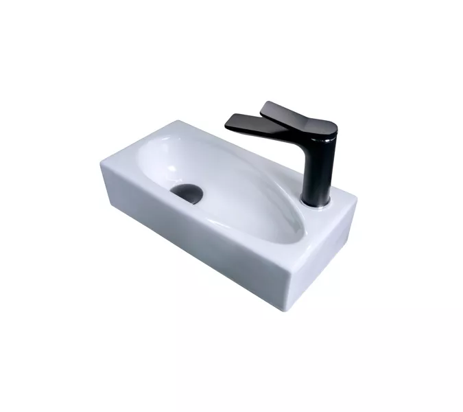 Подвесная белая раковина для ванной Gid N9265, изображение 2