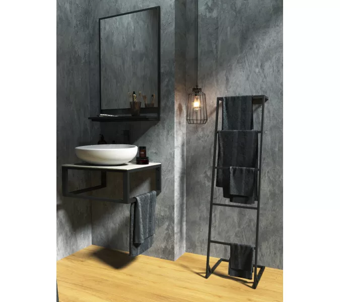 Зеркало 1Marka GRUNGE LOFT 60П, изображение 2