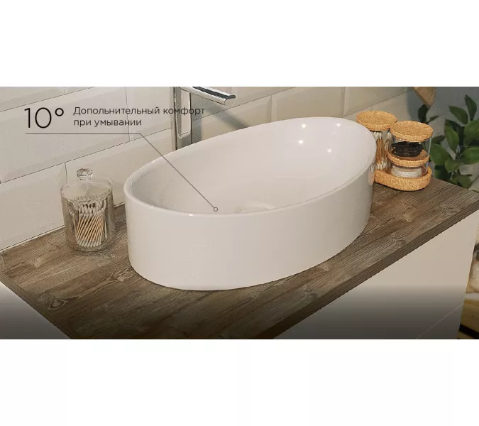 Раковина 1Marka  Roll 53 Polytitan, изображение 2