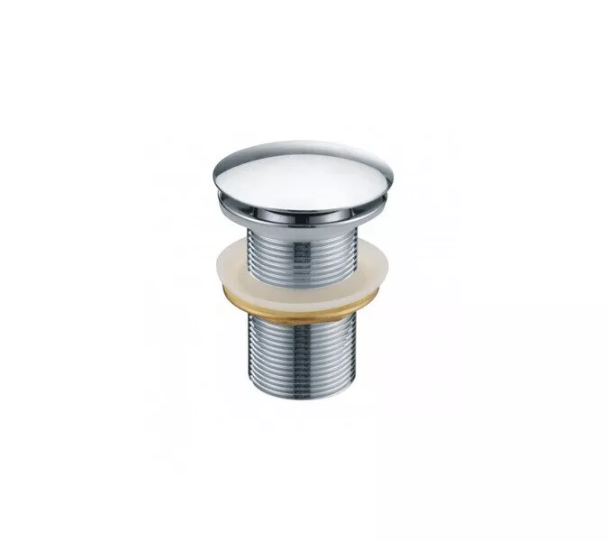 Донный клапан для раковины хром без перелива Gid CH100