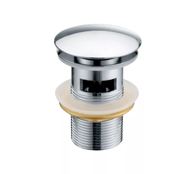 Донный клапан для раковины хром с переливом Gid CH100-1