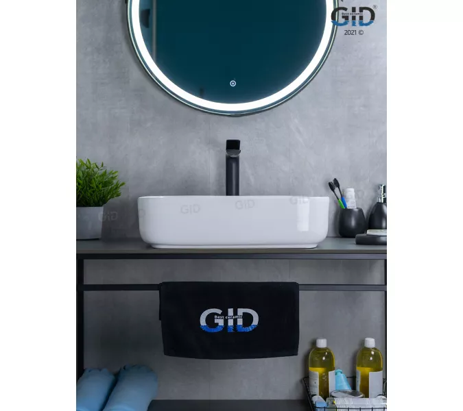 Накладная раковина для ванной Gid D1304 белая, Выбрать цвет: Белый, изображение 2