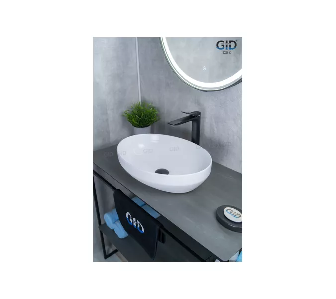 Накладная раковина для ванной Gid D1469 белая, изображение 6