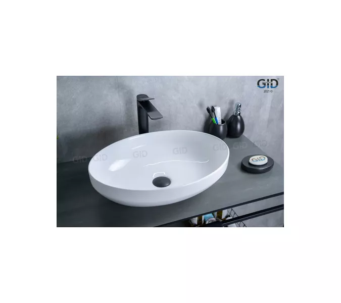 Накладная раковина для ванной Gid D1469 белая