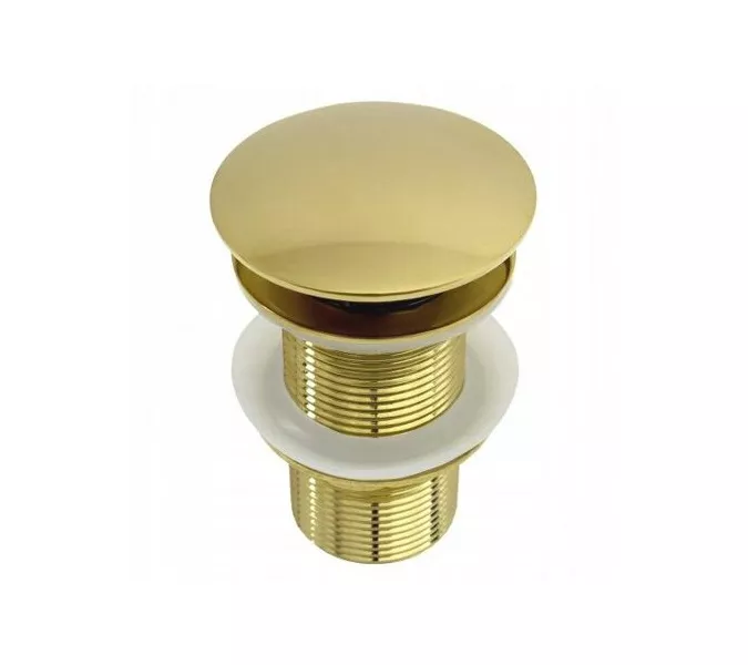 Донный клапан Gid G100 золотой металлический