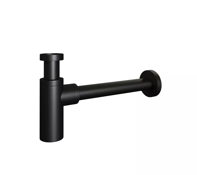 Сифон для раковины Gid G-74BL черный матовый
