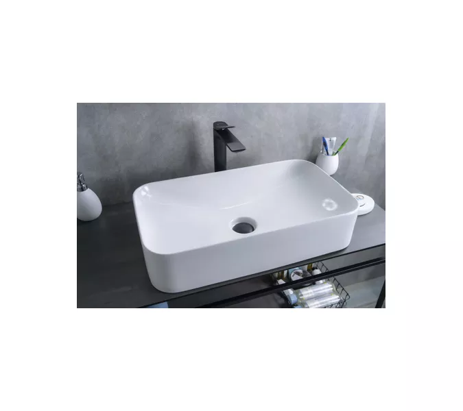 Накладная раковина для ванной Gid N9596 белая