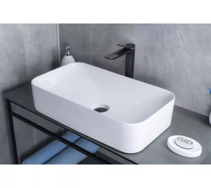Накладная раковина для ванной Gid N9596 белая, изображение 3