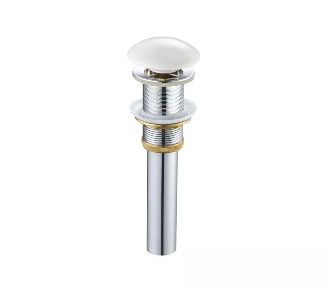 Донный клапан без перелива Gid WH100 белый керамический