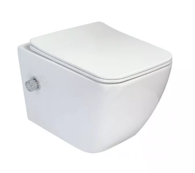 Унитаз-Биде подвесной ESBANO LEON-WB (White) 515x360x395