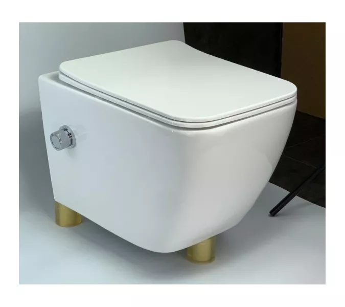 Унитаз-Биде подвесной ESBANO LEON-WB (White) 515x360x395, изображение 3