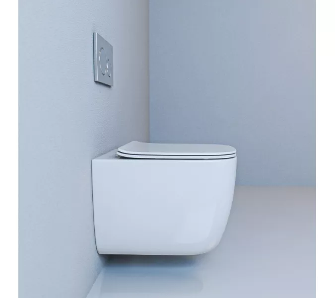 Унитаз подвесной ESBANO GARANT (White) 510x350x360, изображение 3