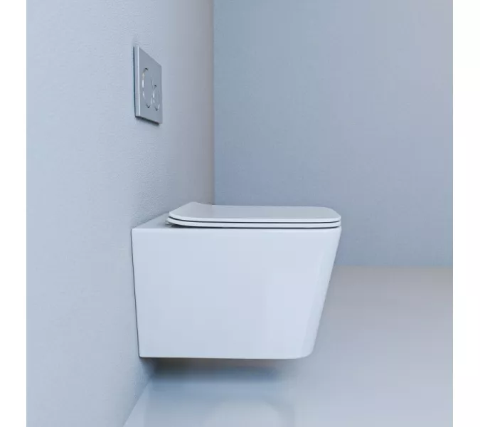 Унитаз подвесной ESBANO GARTEZ (White) 510x345x340, изображение 3