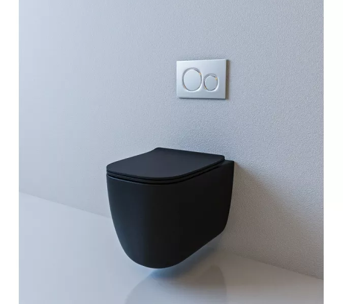 Унитаз подвесной ESBANO GARANT (Matt Black) 510x350x360