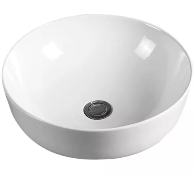 Раковина накладная ESBANO "BRIOL" (white) 415x415x135, изображение 2