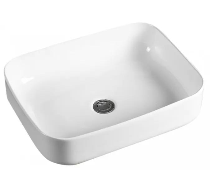 Раковина накладная ESBANO "ASTANES" (white) 500x390x130, Выбрать цвет: Белый, изображение 2