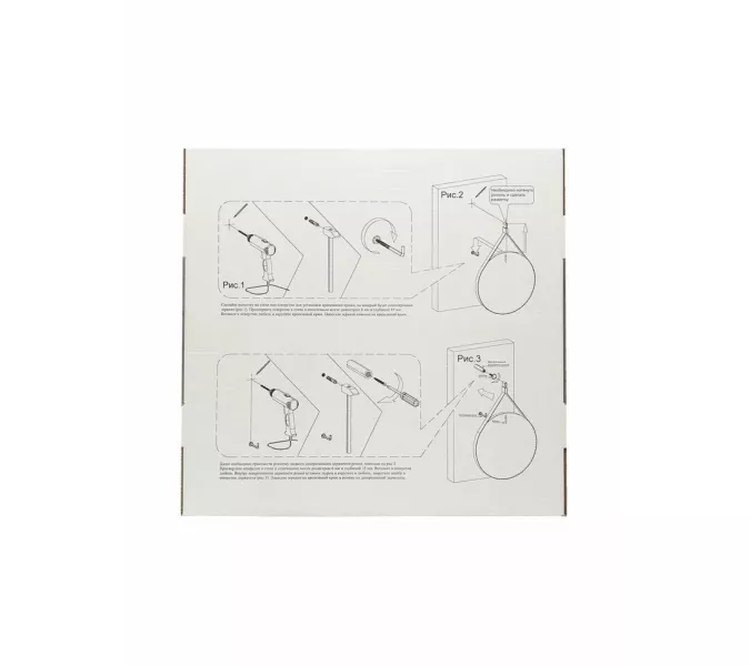 Зеркало ACWEN "Millenium Black Led" D-65 на ремне из натурал. кожи черного цвета, Выбрать цвет: Черный, изображение 16