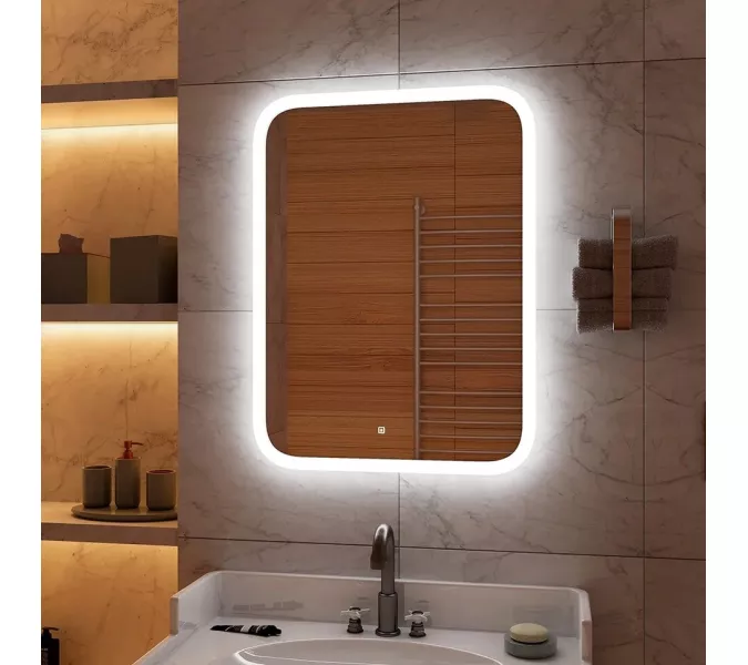 Зеркало ACWEN "Glamour Led", Выбрать размер: 50x70