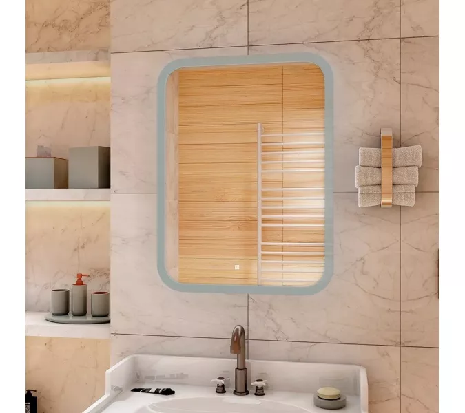 Зеркало ACWEN "Glamour Led", Выбрать размер: 50x70, изображение 3