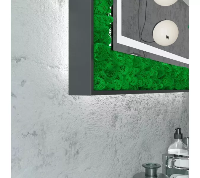 Зеркало ACWEN "Forest Led" 100х80 с бесконтактным сенсором, изображение 6