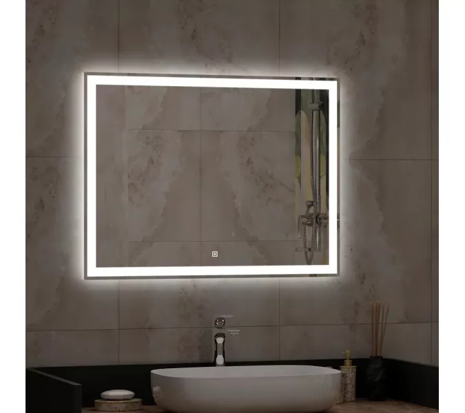 Зеркало ACWEN "Mercury Led", Тип: Сенсорное зеркало, Выбрать размер: 70х90