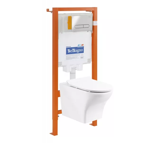 Инсталляция для подвесного унитаза BELBAGNO BB002-80, изображение 4