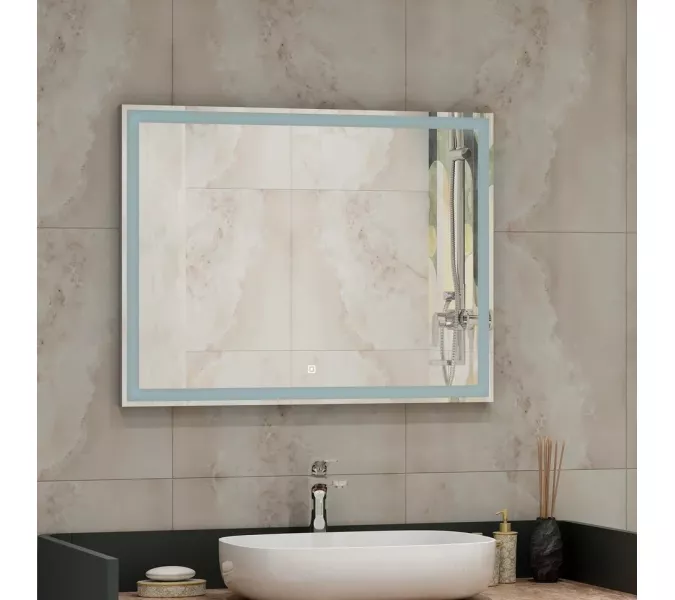 Зеркало ACWEN "Mercury Led", Тип: Сенсорное зеркало, Выбрать размер: 70х90, изображение 3