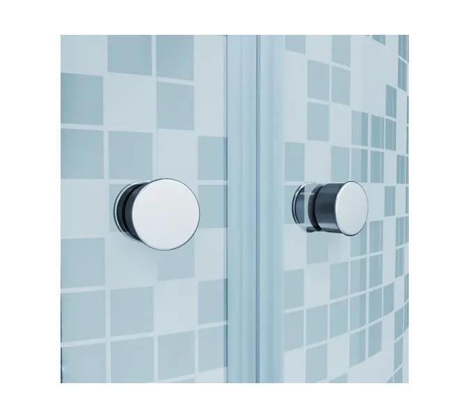 Душевая кабина Triton А ДН4 МОЗАИКА (низкий поддон), Цвет стекла: мозаика, Цвет профиля: Белый, Тип поддона: Низкий, Выбрать размер: 100х100, изображение 3