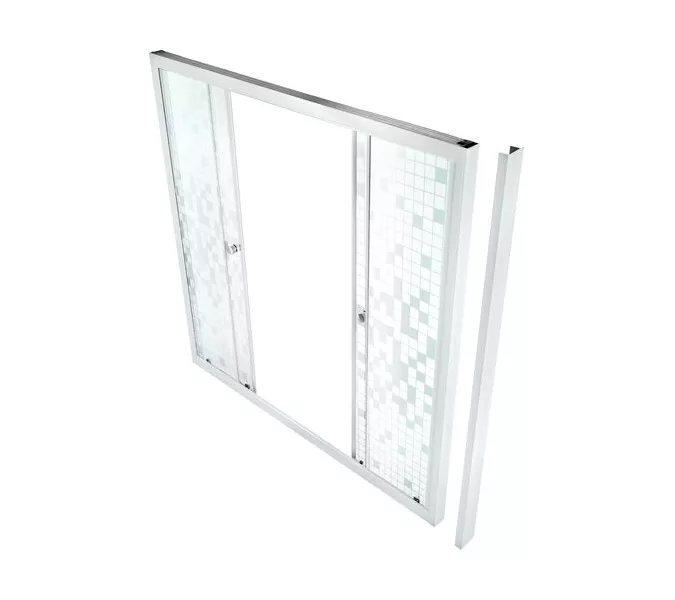 Шторка на ванну Triton 150 мозаика, Цвет стекла: мозаика, Выбрать размер: 150, изображение 4