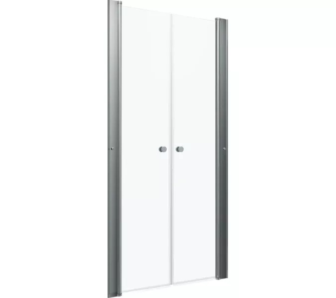 Душевая дверь в нишу Triton Дабл  стекло прозрачное, распашная, Выбрать размер: 90, изображение 4